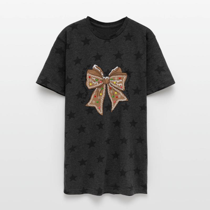 Gingerbread Croquette Bow DTF transfer