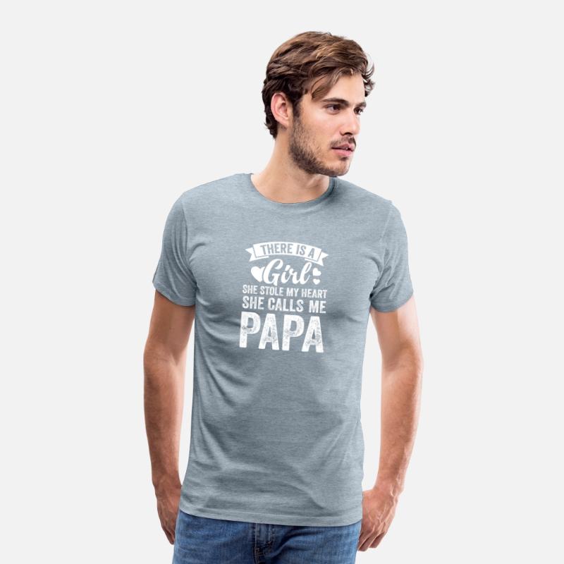 Girl Call Papi Grandpa Funny Papa Grandfather Gift
