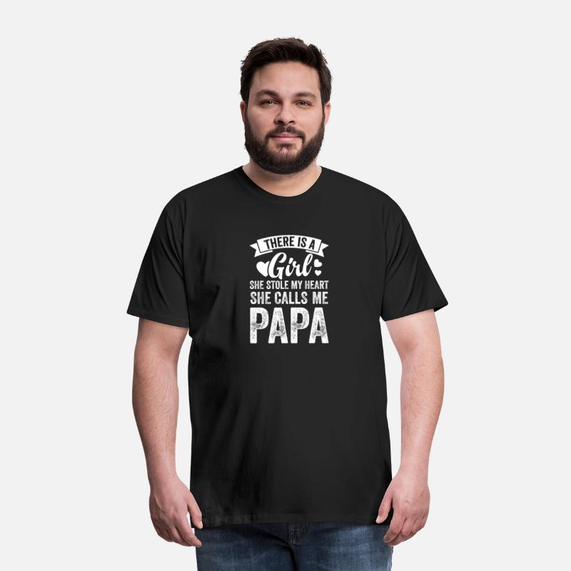 Girl Call Papi Grandpa Funny Papa Grandfather Gift