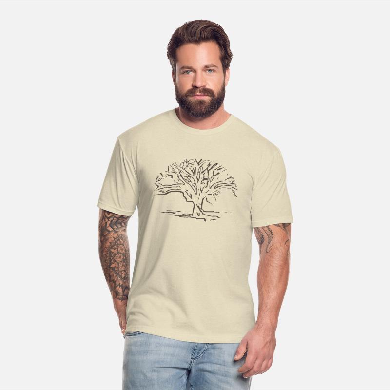 Gnarly Tree Original Line Art Drawing