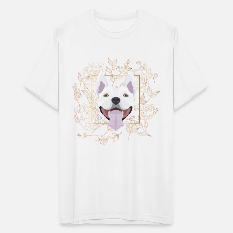 Golden Dog Bull terrier