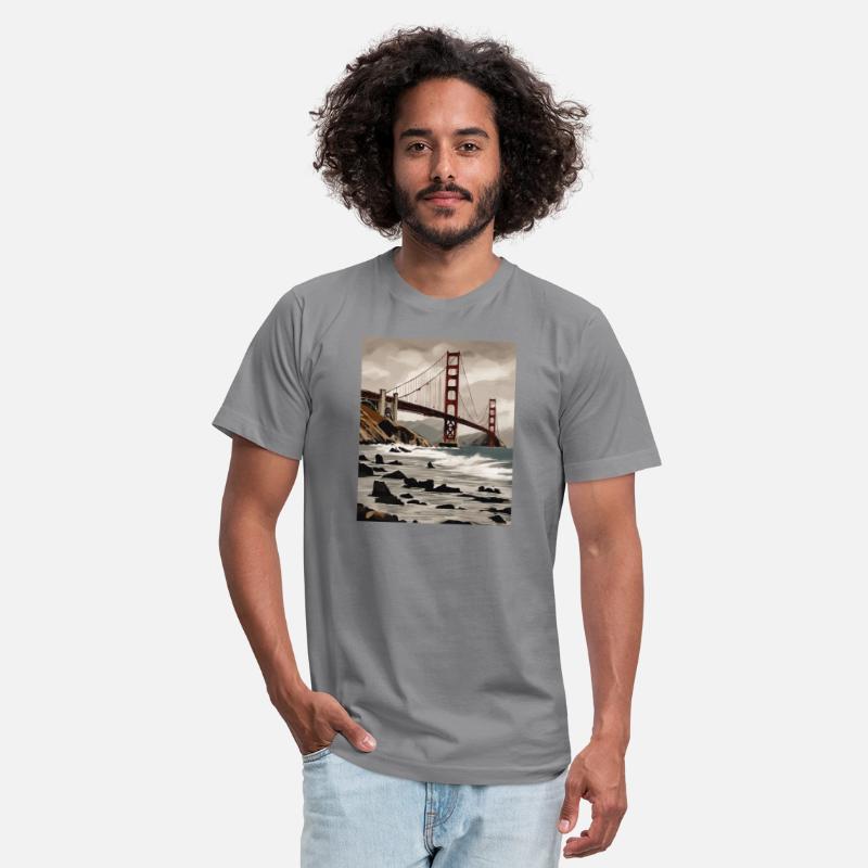 Golden Gate Bridge California T-Shirt, Golden Gate