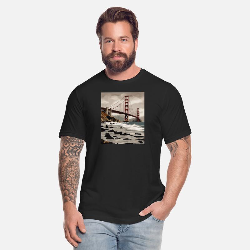 Golden Gate Bridge California T-Shirt, Golden Gate