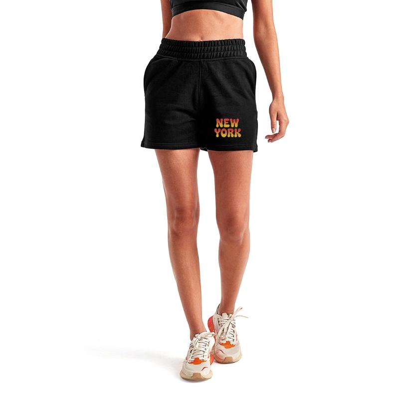 Gradient "New York" Drip Typography Design