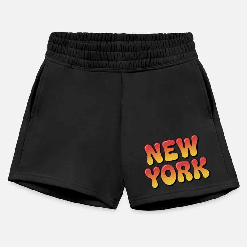Gradient "New York" Drip Typography Design