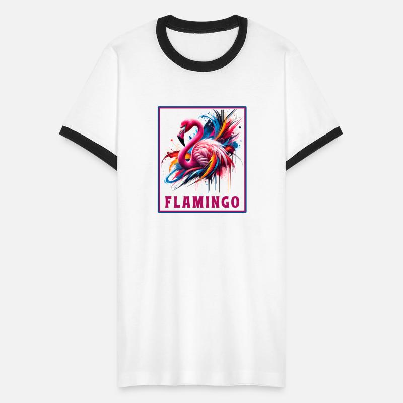 Graffiti Flamingo Explosion