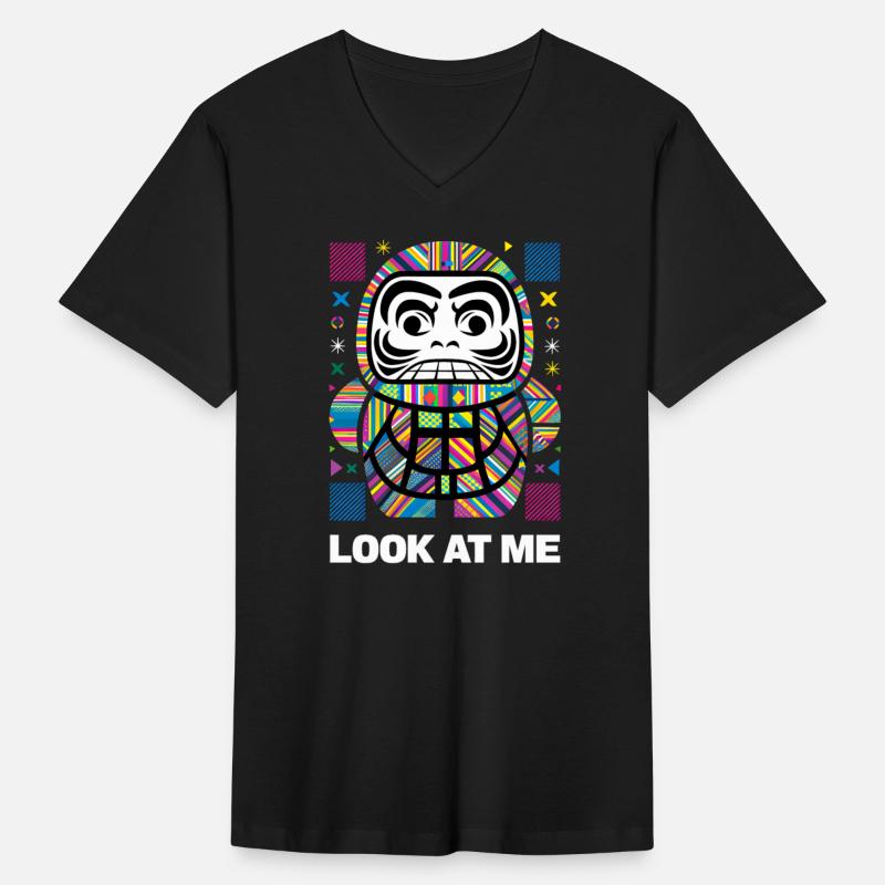 Graphical Patterns Daruma Doll