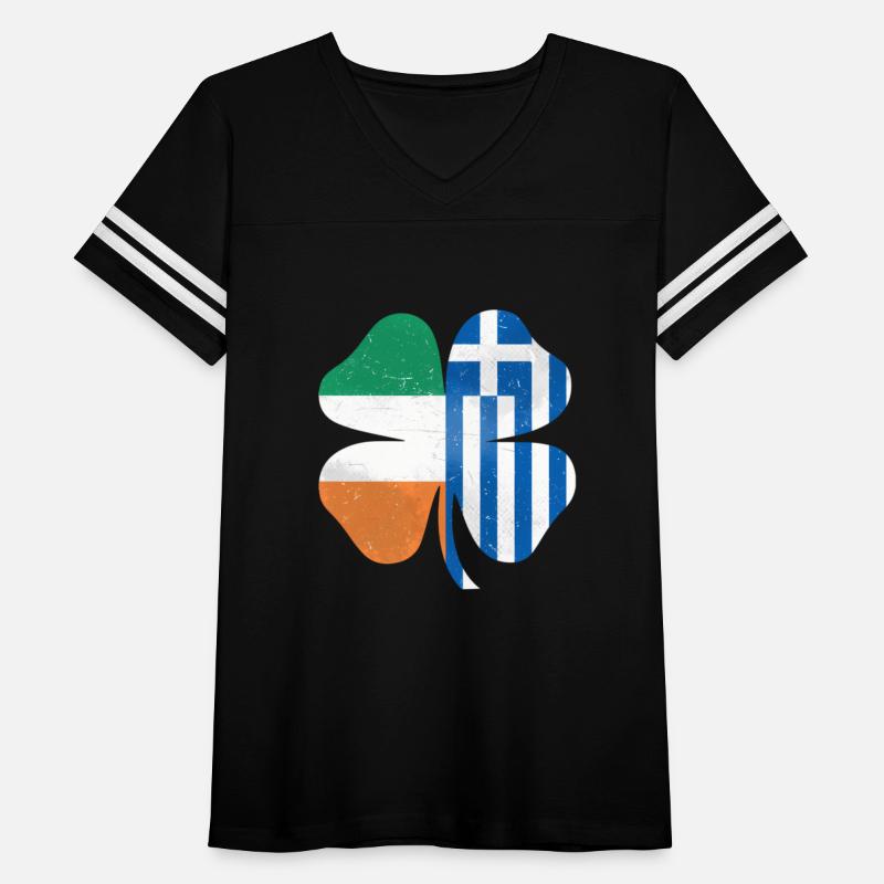 Greek Irish Shamrock Greece Ireland St Patrick'S D