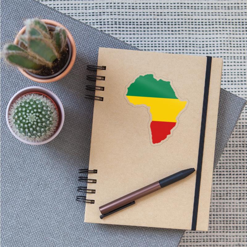 Green, Gold (Yellow) & Red Africa Flag