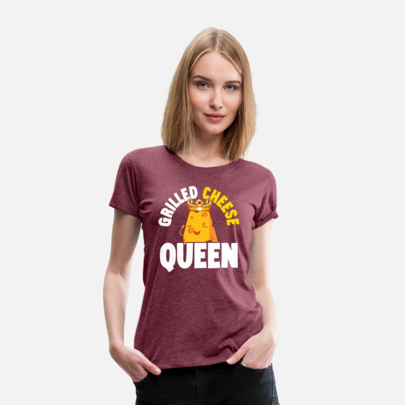 Grilled Cheese Queen Cheesy Food Lover Foodie
