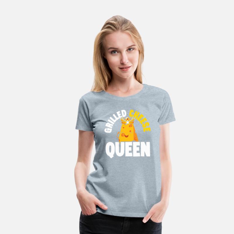 Grilled Cheese Queen Cheesy Food Lover Foodie