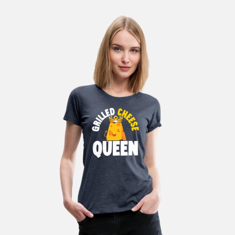 Grilled Cheese Queen Cheesy Food Lover Foodie