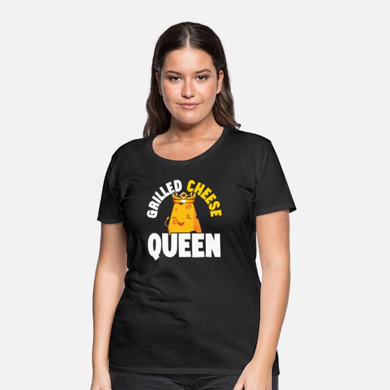 Grilled Cheese Queen Cheesy Food Lover Foodie