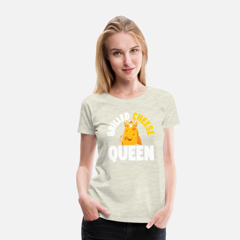 Grilled Cheese Queen Cheesy Food Lover Foodie
