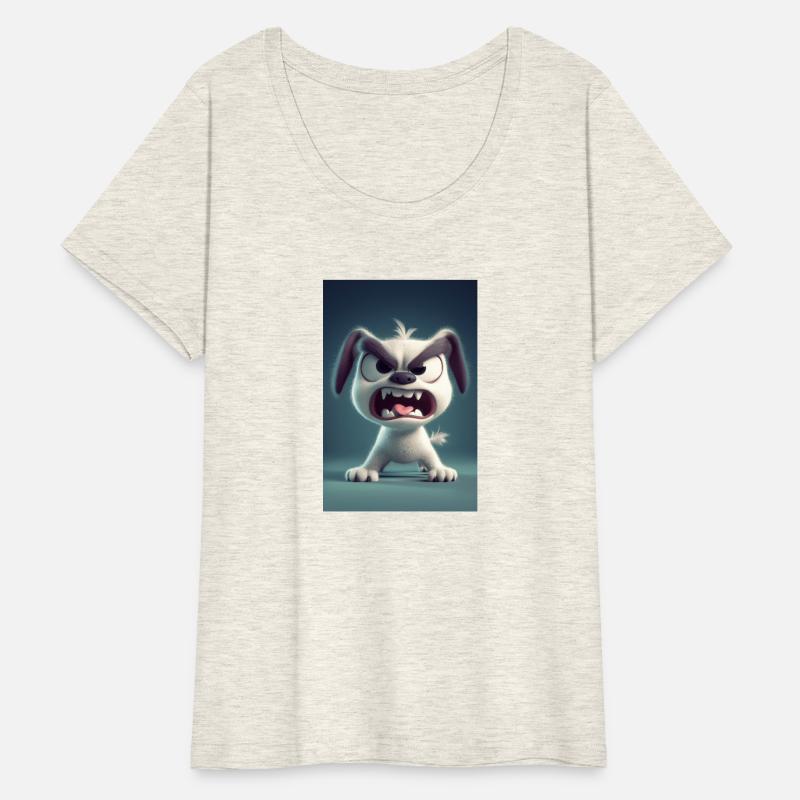 Grumpy Cartoon Dog Rage Mode