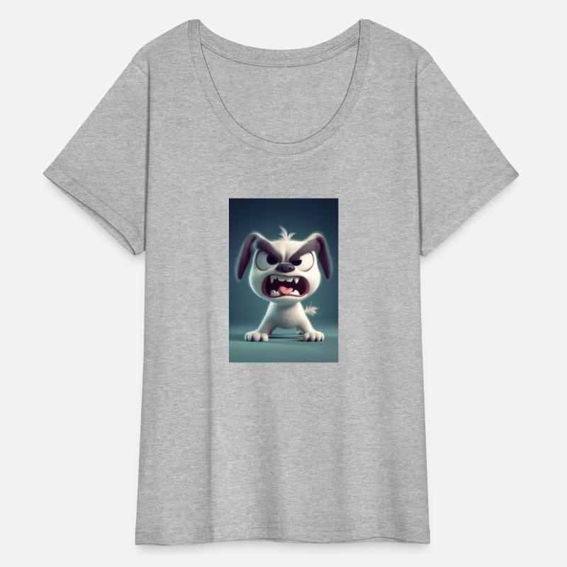 Grumpy Cartoon Dog Rage Mode