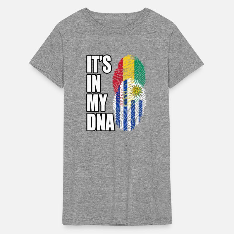 Guinean And Uruguayan Mix Heritage DNA Flag
