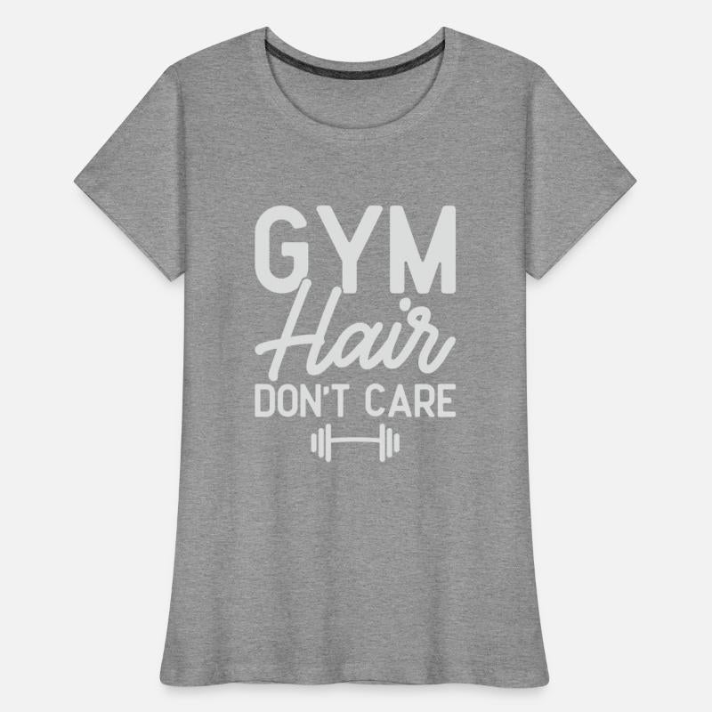 Gym Hair Don't Care Funny Bald People Saying Gym