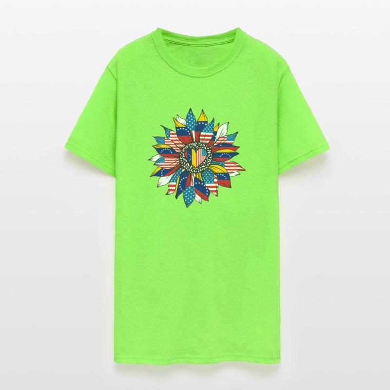 Half American And Venezuelan Usa America Venezuela