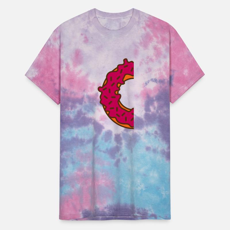 half half donut eat hunger delicious thick fat die