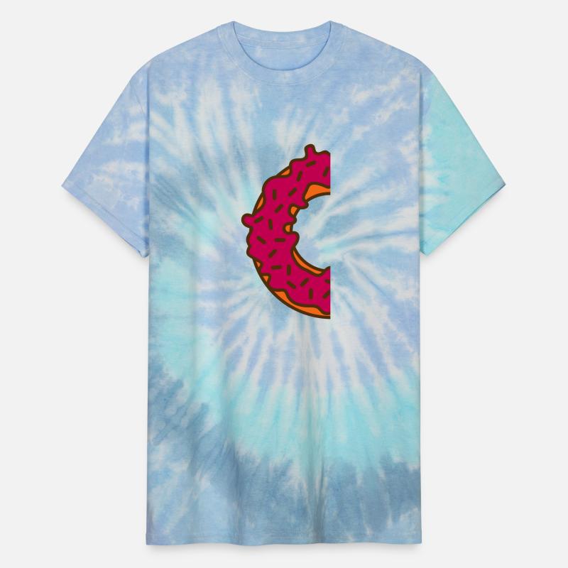 half half donut eat hunger delicious thick fat die