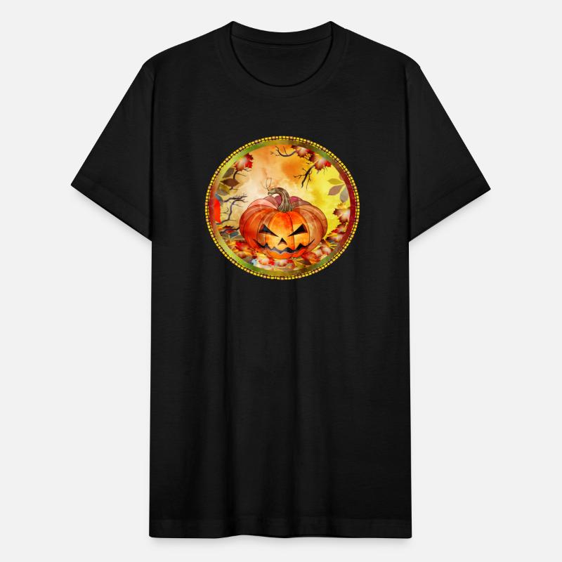 Halloween pumpkin in an autumnal atmosphere