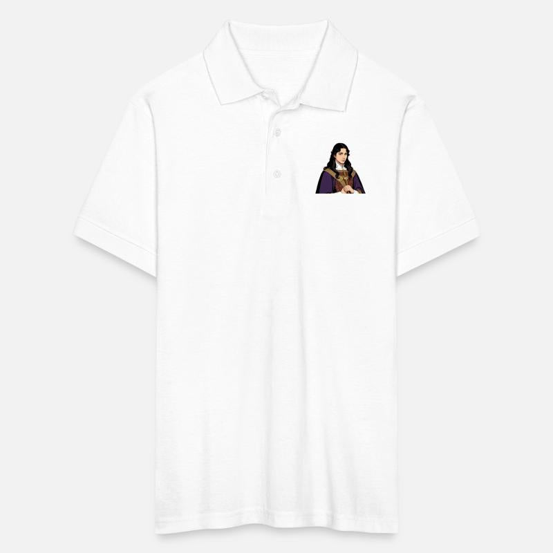 Handsome Royal Prince in Purple Robes