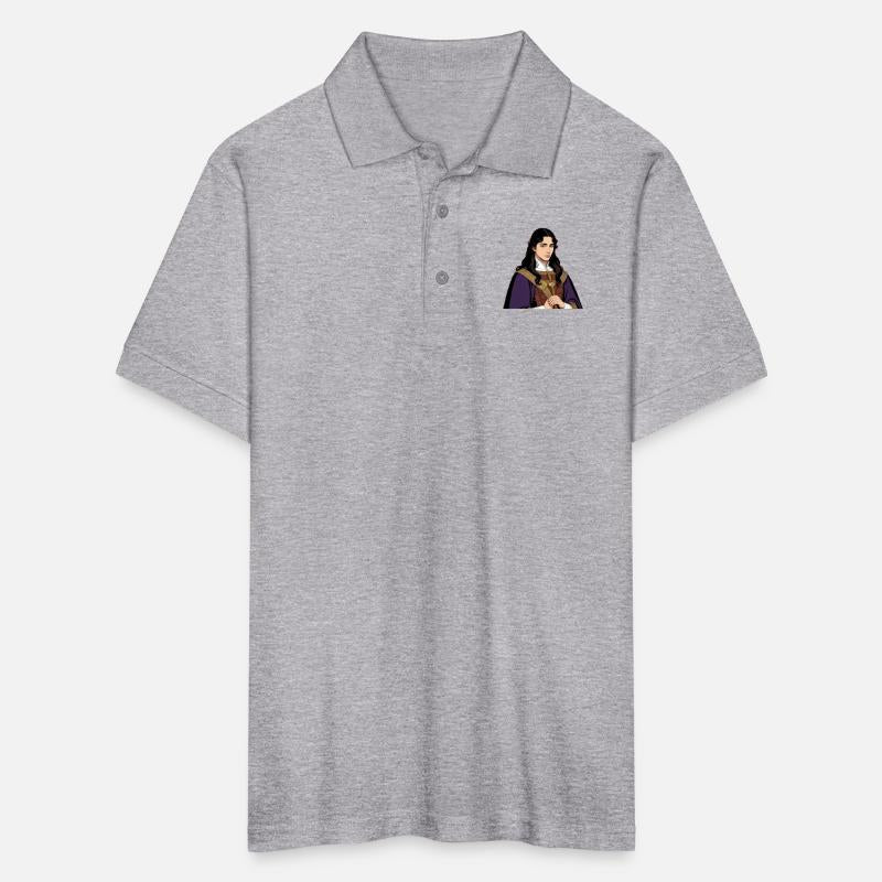 Handsome Royal Prince in Purple Robes