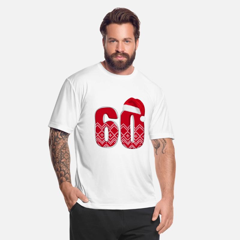 Happy 60th Christmas Birthday - Number Sixty