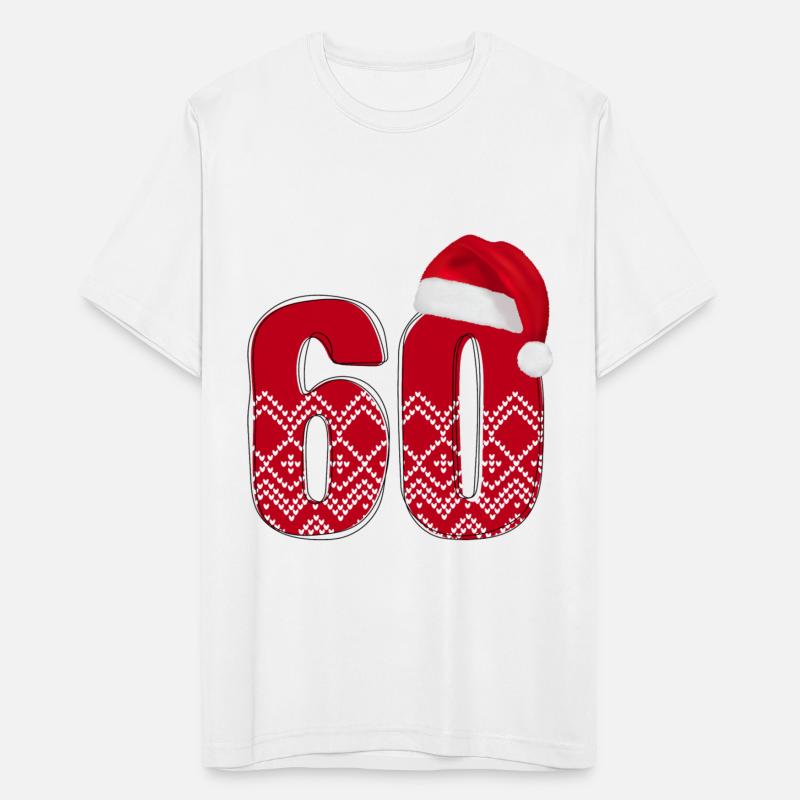 Happy 60th Christmas Birthday - Number Sixty