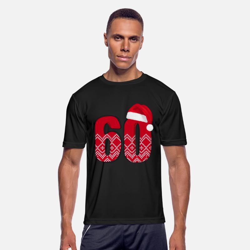 Happy 60th Christmas Birthday - Number Sixty