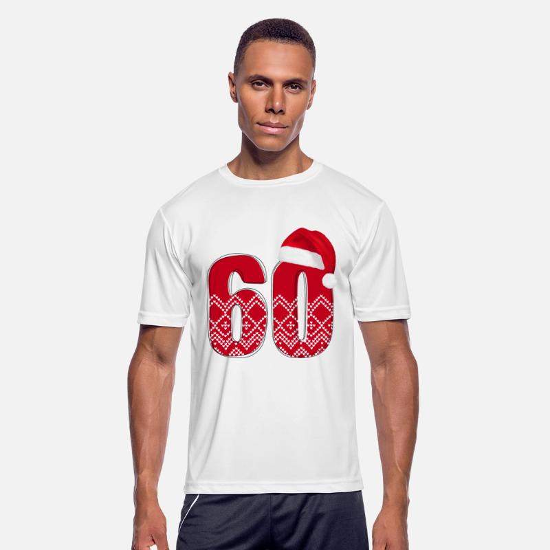 Happy 60th Christmas Birthday - Number Sixty