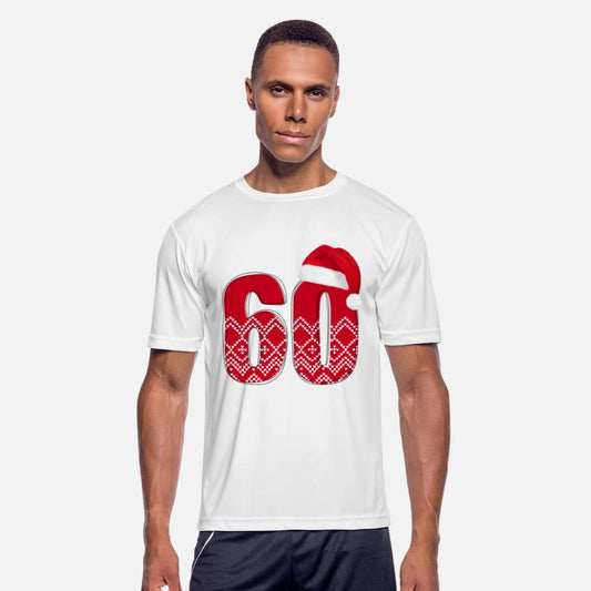 Happy 60th Christmas Birthday - Number Sixty