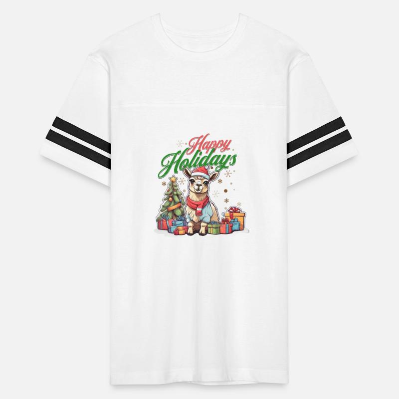 Happy Holidays cute llama