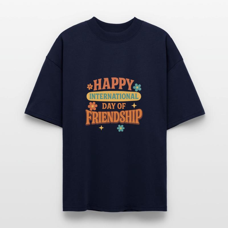 Happy International Day of Friendship Retro Design