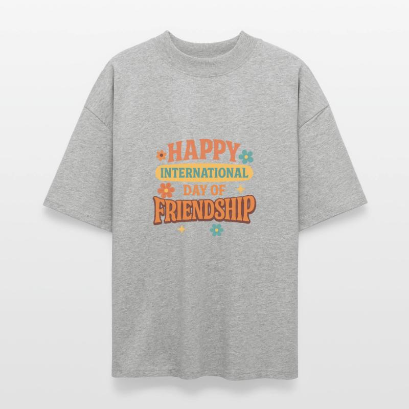 Happy International Day of Friendship Retro Design