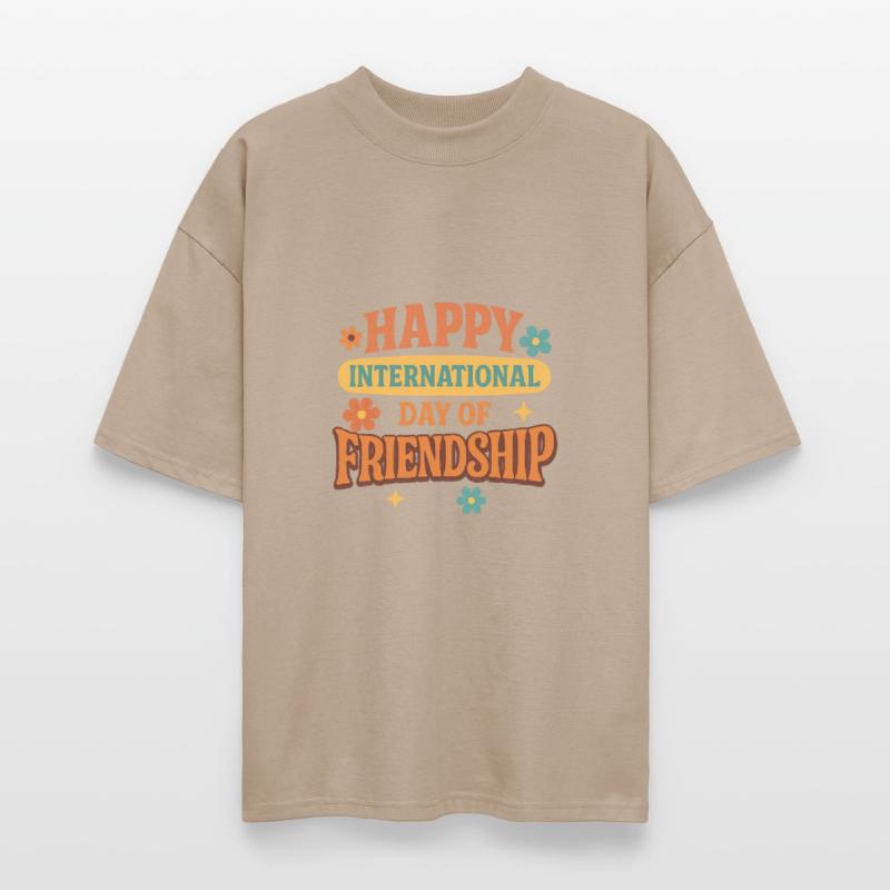 Happy International Day of Friendship Retro Design