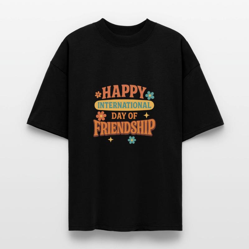 Happy International Day of Friendship Retro Design