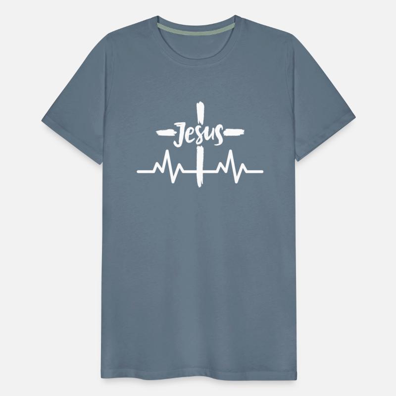Heartbeat Jesus Cross Christian Faith