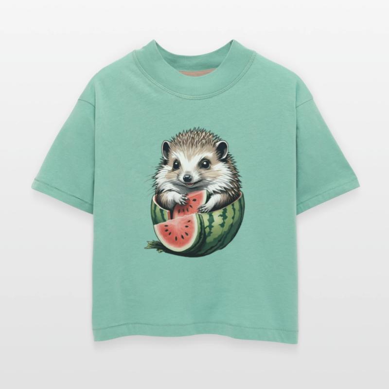 Hedgehog and watermelon