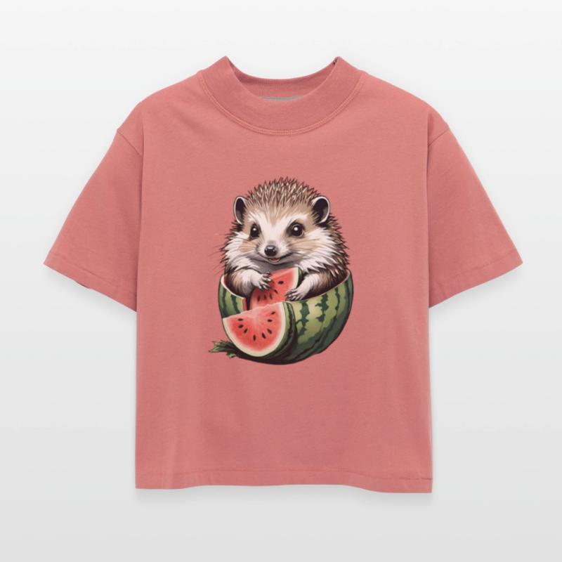 Hedgehog and watermelon