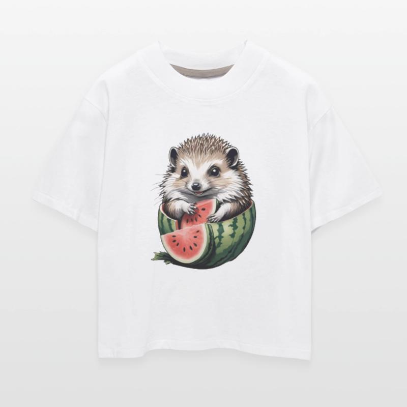 Hedgehog and watermelon