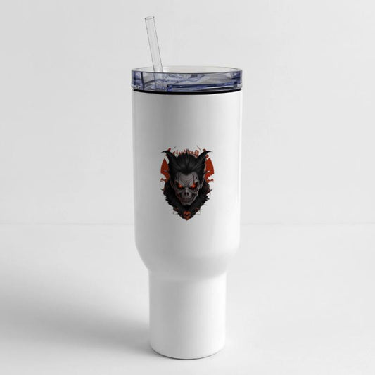 Hell Vampire Skull Fiery Art