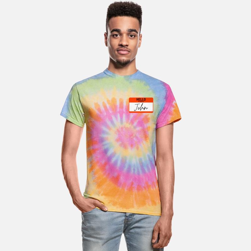 hello my name is john name card