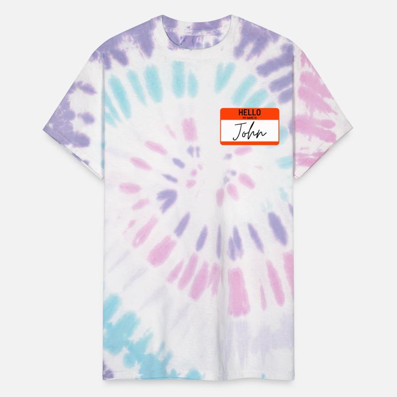 hello my name is john name card