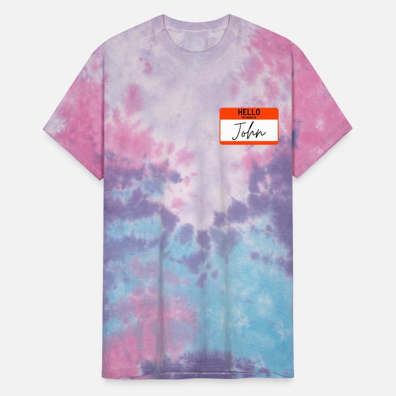 hello my name is john name card