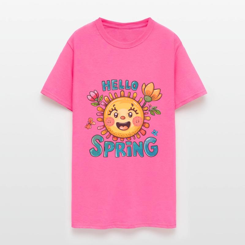 Hello Spring Sun Flowers Gardening Season