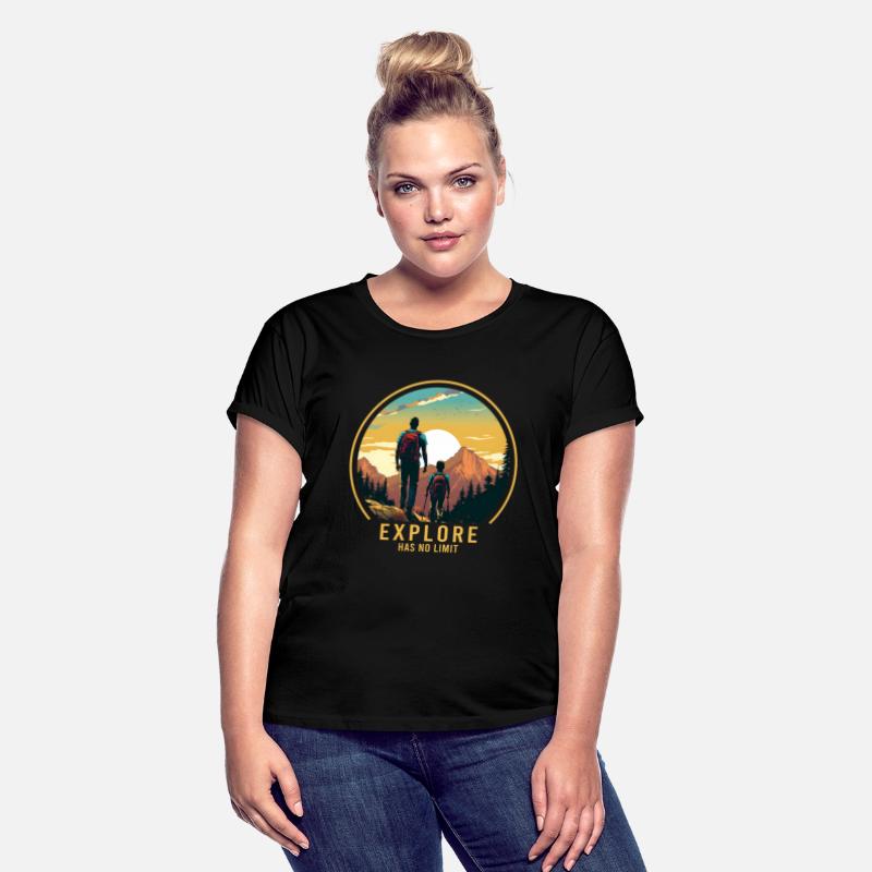 Hiking Hiker Father and Son Fathers Day Gift Idea