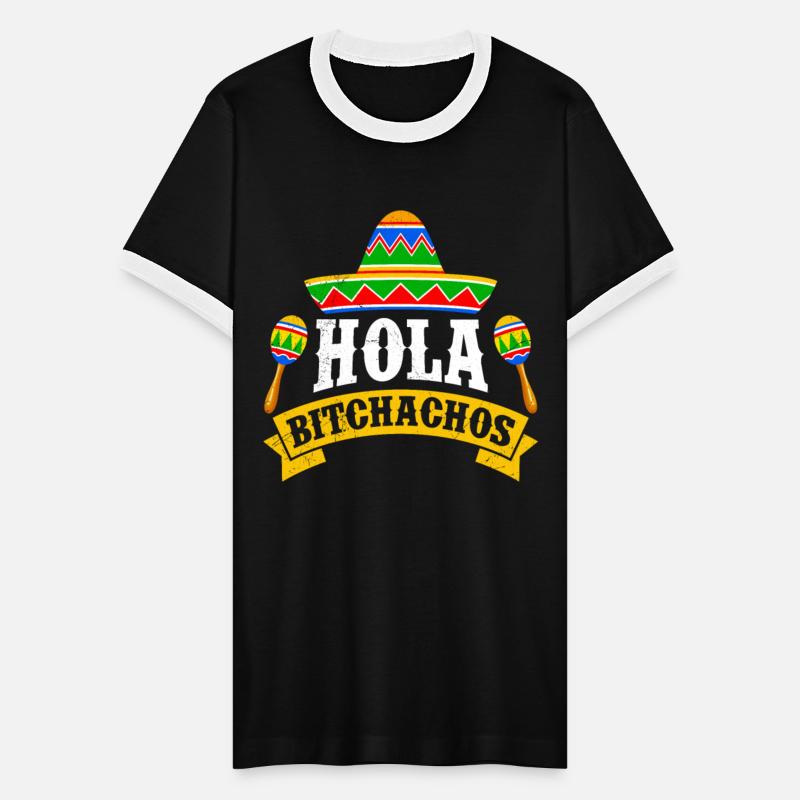 Hola Bitchachos Mexican drinking Party Fan