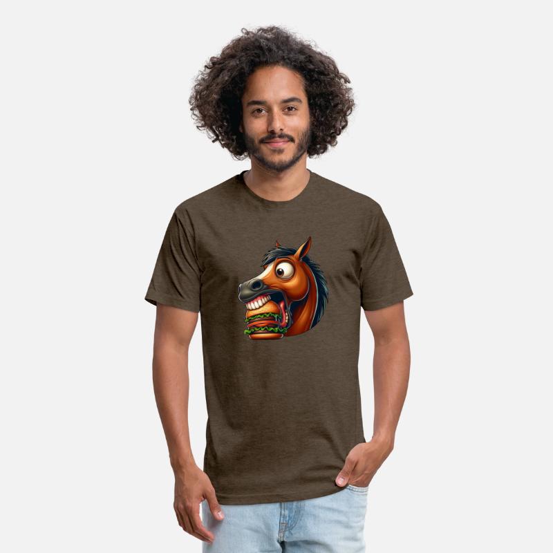Horse burger hamburger fast food lover
